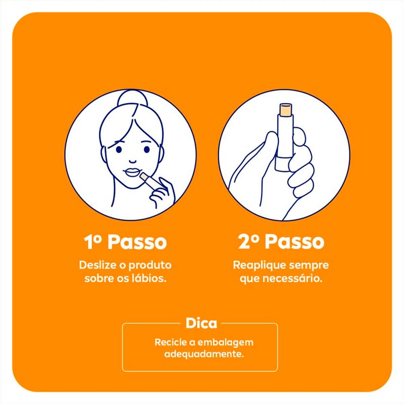 protetor labial nivea sun protect fps 30 4,8g