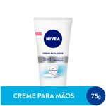 creme para as mãos nivea 3 em 1 ação antibacteriana 75g