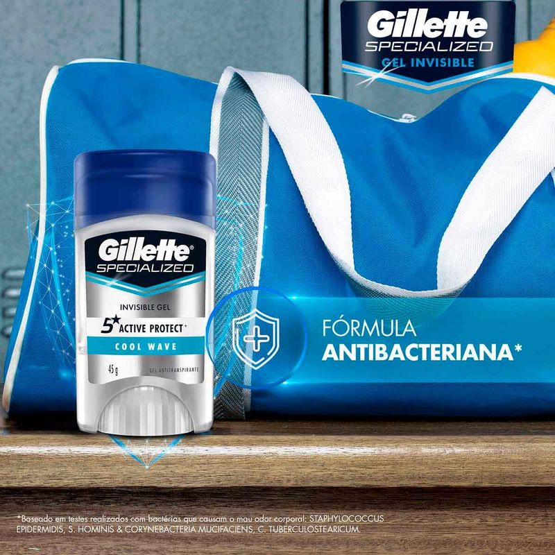 desodorante gel antitranspirante gillette cool wave 45g