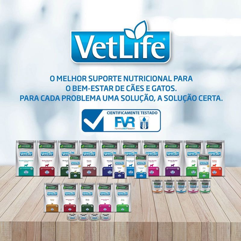 ração vet life cães adultos urinary struvite 10,1kg (mp)