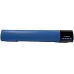 caixa de som x zhang bluetooth display led usb fm cor azul (mp)