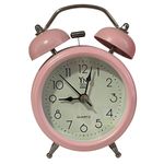 relógio de mesa yn clock despertador rosa (mp)