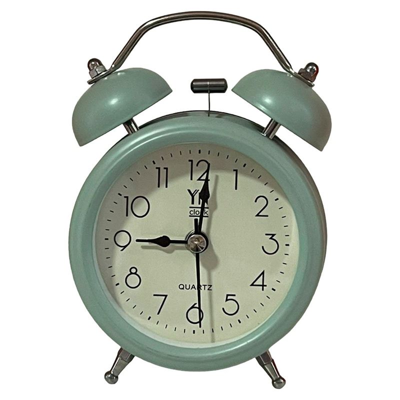 relógio despertador de mesa yn clock verde (mp)