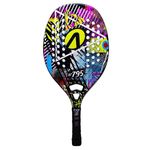 raquete beach tennis acte bt 795 preto e colorido