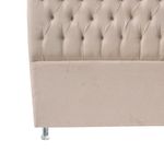 cabeceira bioflex cecilia capitonê c1748 bege 120x162x15cm