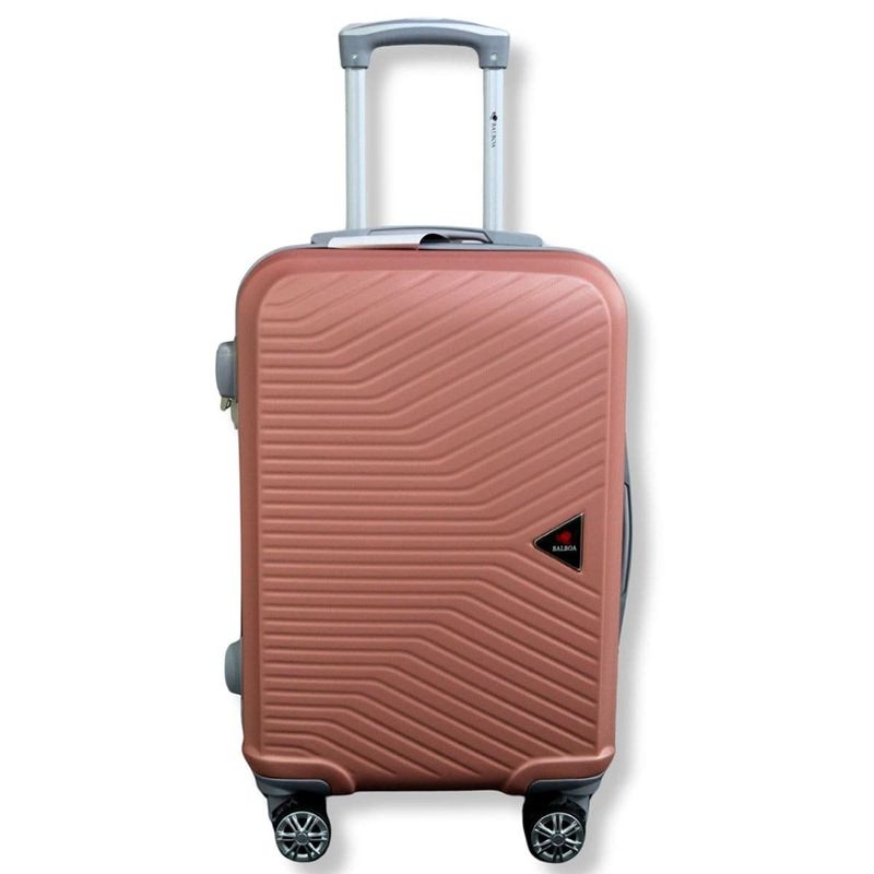 mala de viagem pequena balboa amz-150/178 abs champagne 55cm(mp)
