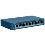 switch hikvision 8 portas fe poe 1ge 60w hpp (mp)