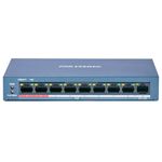 switch hikvision 8 portas fe poe 1fe rj45 35w unm (mp)