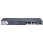 switch hikvision 16 portas ge poe 1ge/sfp 130w unm (mp)
