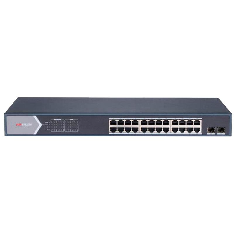 switch hikvision 24 portas ge poe 1ge/sfp 230w unm (mp)