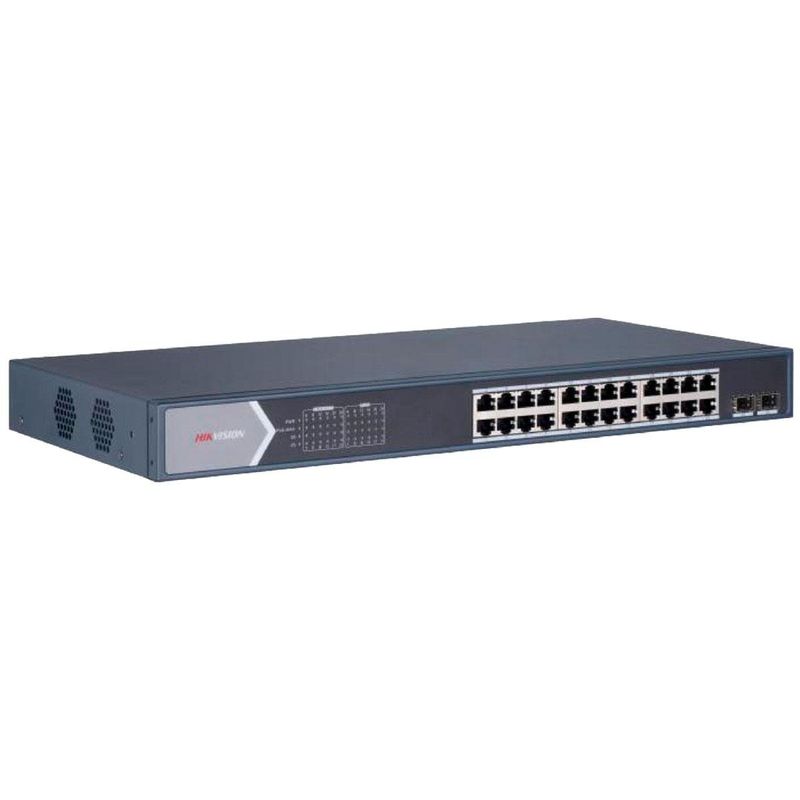 switch hikvision 24 portas ge poe 1ge/sfp 230w unm (mp)