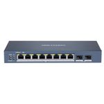 switch hikvision 8 portas ge poe 2 sfp 110w hpp (mp)