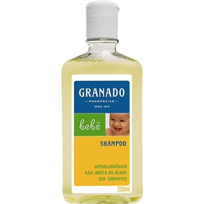 shampoo granado bebê de glicerina tradicional 250ml