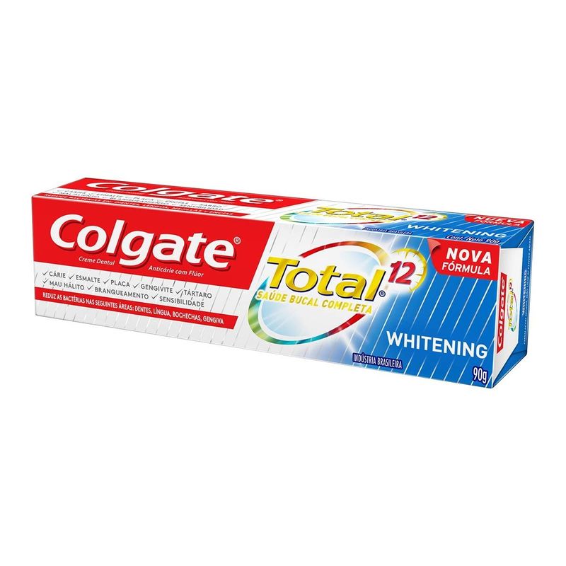 creme dental colgate total 12 whitening 90g
