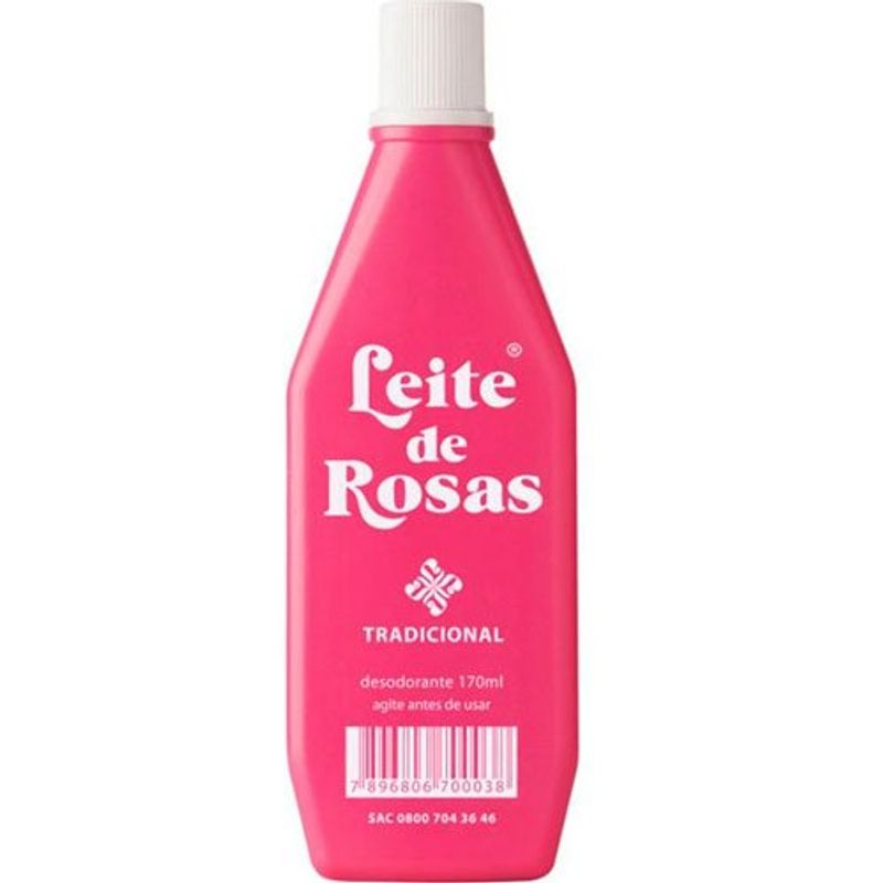 desodorante leite de rosas 170ml
