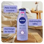 hidratante nivea desodorante soft milk 400ml