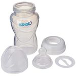 mamadeira kuka silicone branco bico big ortodôntico 250ml 7119