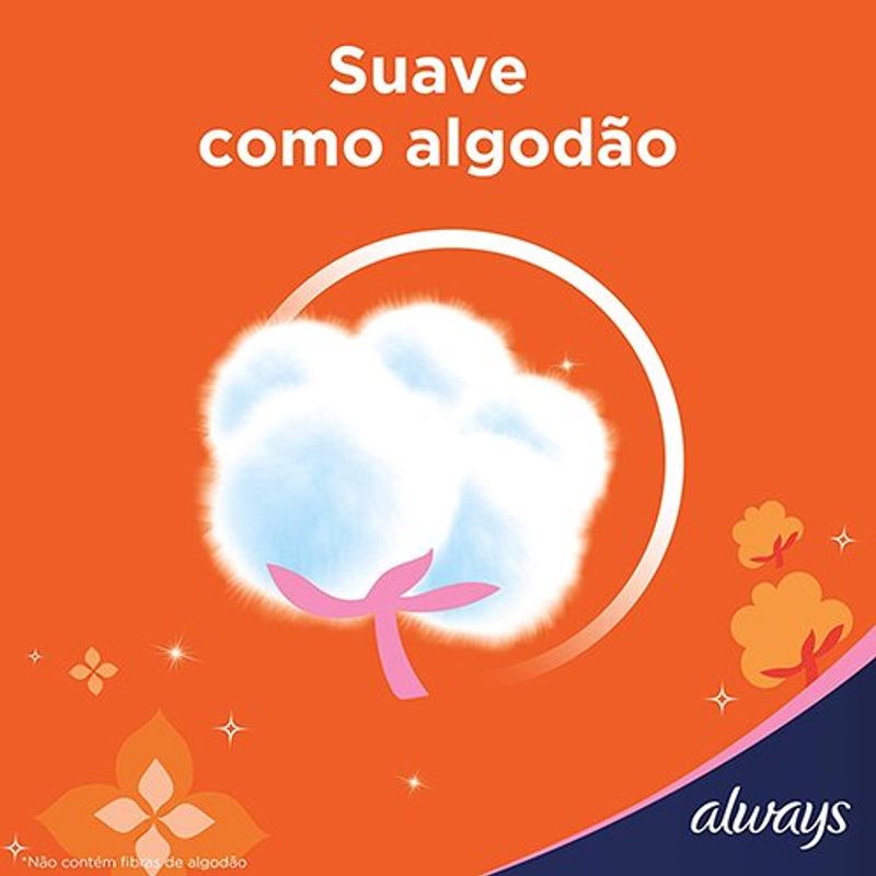 absorvente always super proteção suave com abas 8 unidades