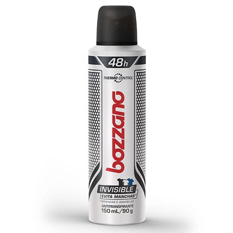 desodorante bozzano aerosol antitranspirante invisible thermo 90g