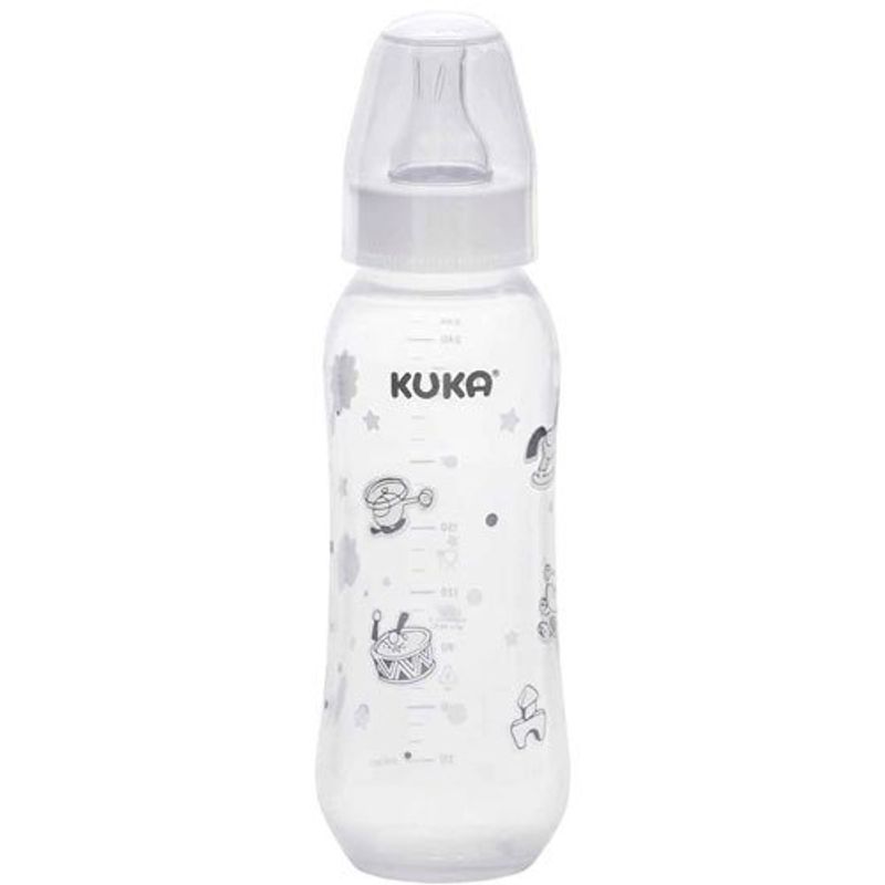 mamadeira kuka natural bico universal branca 250ml
