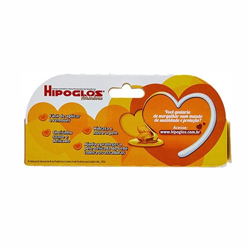hipoglós amêndoas pomada 40g - johnson