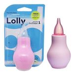 aspirador nasal 2 em 1 lolly rosa