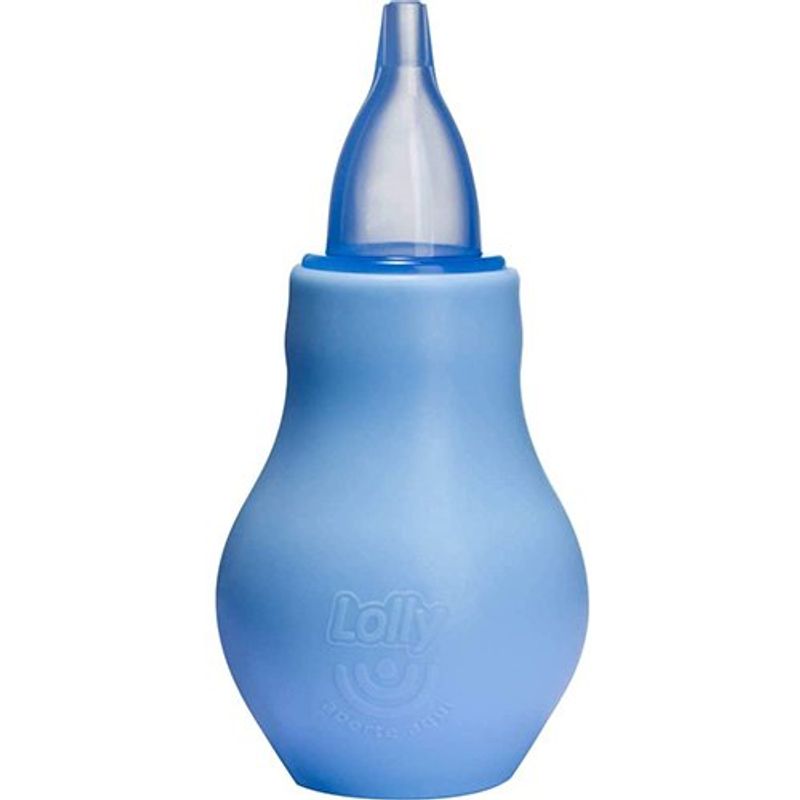 aspirador nasal 2 em 1 lolly azul
