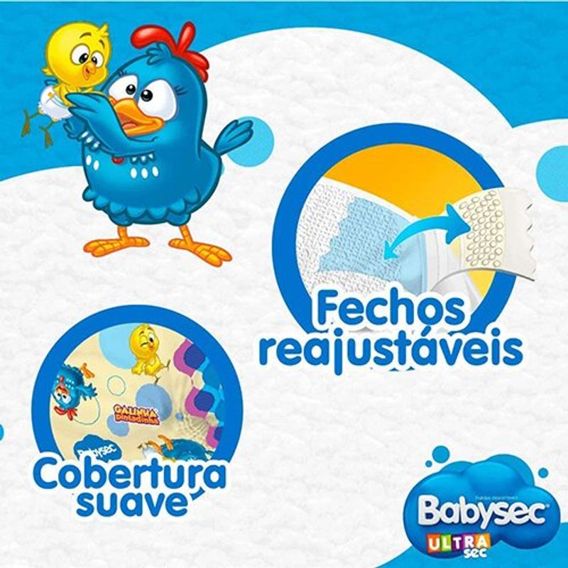 fralda infantil babysec ultra jumbinho tamanho xg 12 unidades