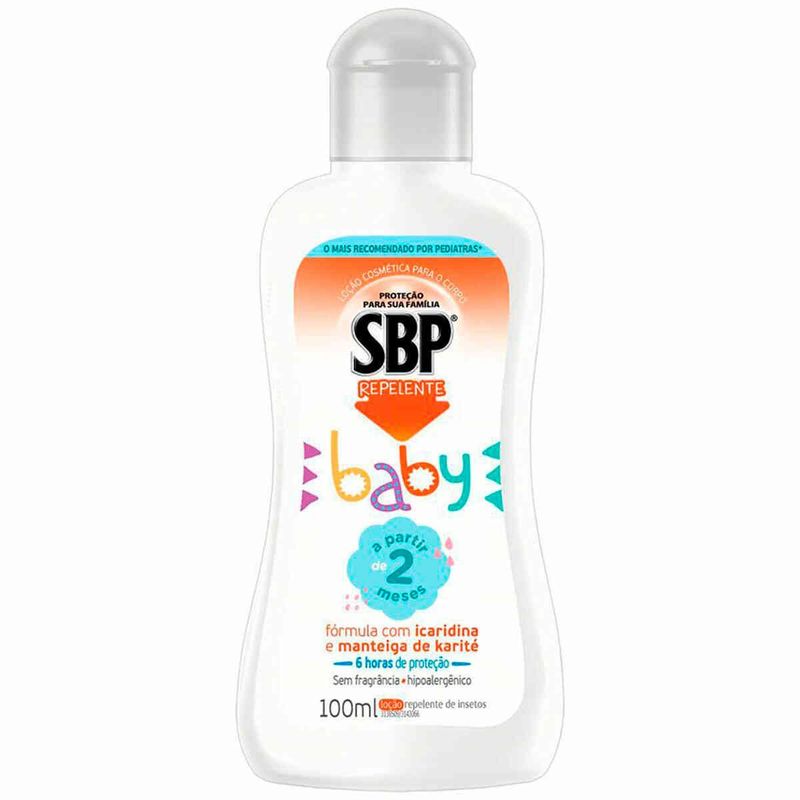 repelente sbp loção baby 100ml