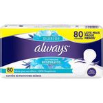 protetor diário always com perfume 80 unidades