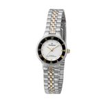 relógio feminino champion com kit de joias ch27158w analógico pulseira de aço prateado e dourado