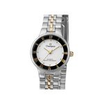 relógio feminino champion com kit de joias ch27158w analógico pulseira de aço prateado e dourado