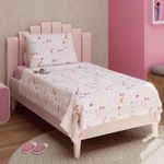 jogo de cama 3 peças solteiro lepper barbie 5973401