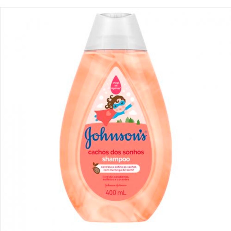 shampoo johnson&johnson baby cabelos cacheados definidos 400ml