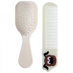 kit infantil marco boni baby zoo pente e escova cachorrinho