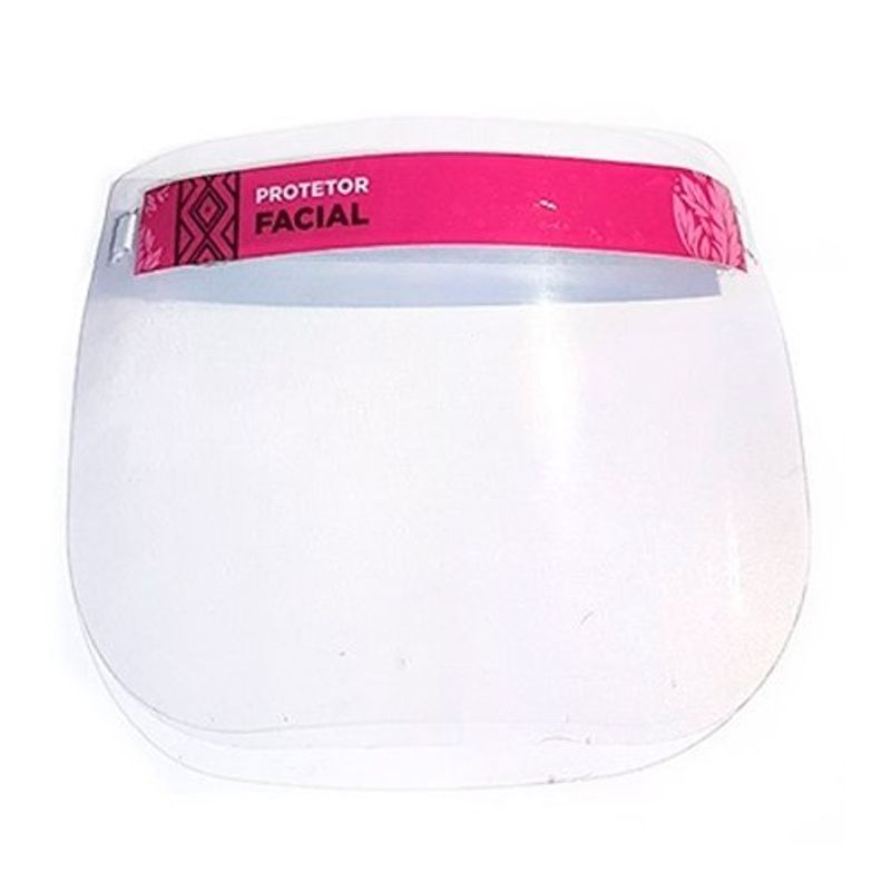 protetor facial viseira reutilizável cores sortidas