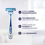 aparelho de barbear gillette derma proteção descartável 02 unidades