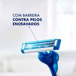 aparelho de barbear gillette derma proteção descartável 02 unidades