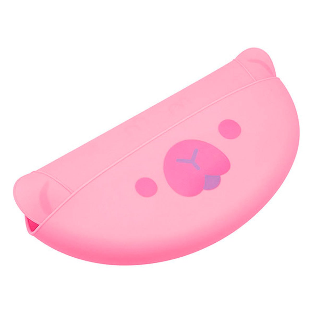 Encontraproduto.com.br - Babador Lolly Kinddy Pega-Migalhas Rosa Silicone 1 Unidade