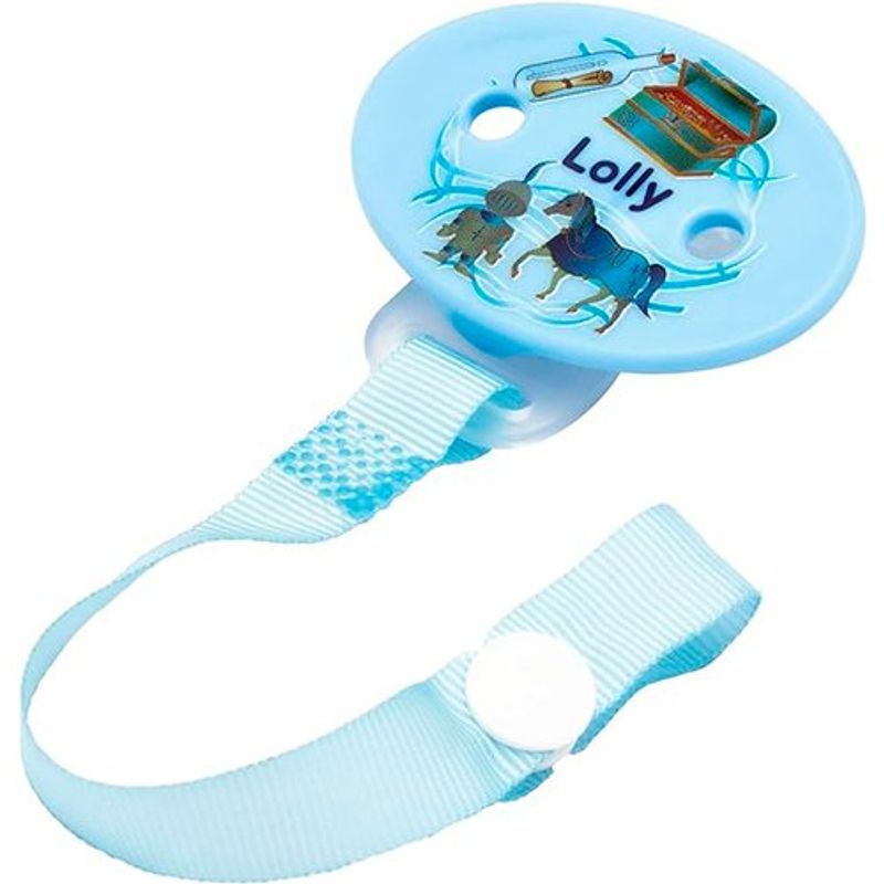prendedor de chupeta lolly baby tip azul