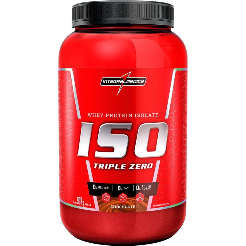 suplemento proteico integralmédica iso premium chocolate 907g
