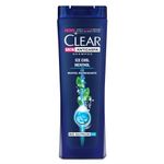 shampoo clear anticaspa ice cool menthol masculino 200ml