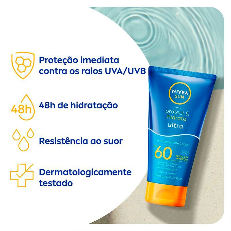 protetor solar nivea sun protect e hidrata ultra fps60 150ml