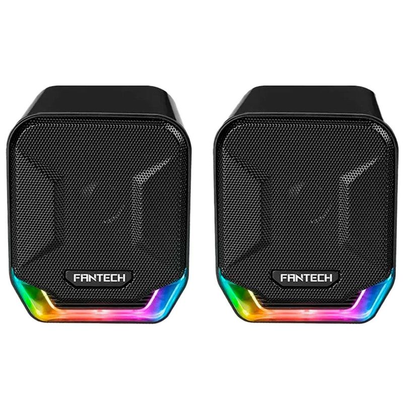 caixa som fantech 2.0 rms 3w gamer (mp)