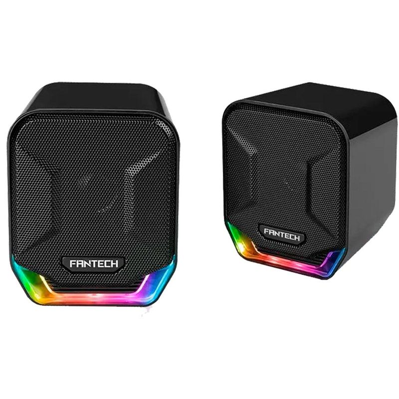 caixa som fantech 2.0 rms 3w gamer (mp)