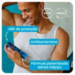 desodorante antitranspirante aerossol nivea men fresh active 150ml