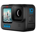 filmadora digital gopro hero 10 preto bundle 23mp/5.3k/gps (mp)
