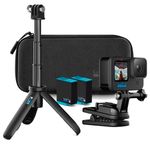 filmadora digital gopro hero 10 preto bundle 23mp/5.3k/gps (mp)