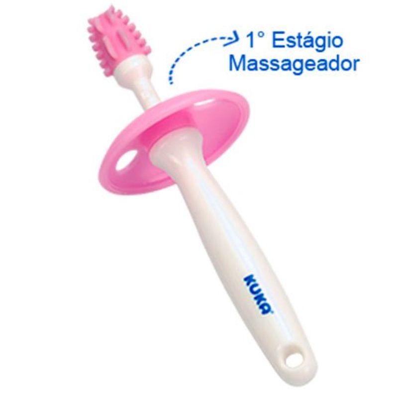 kit higiene dental kuka rosa