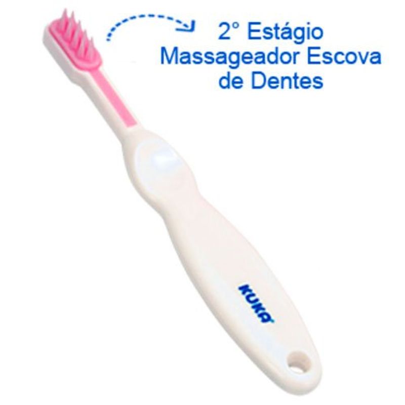 kit higiene dental kuka rosa